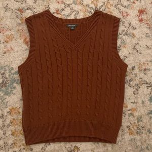 Target Wild Fable Brown Sweater Vest